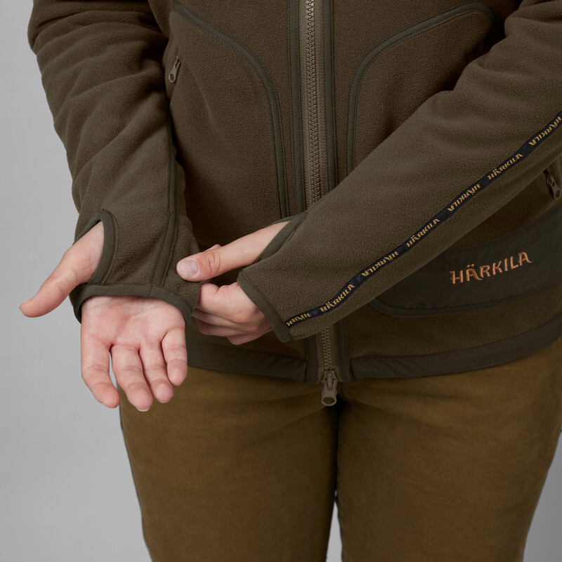 Härkila Kamko fleece jacket women, brown/red, size L