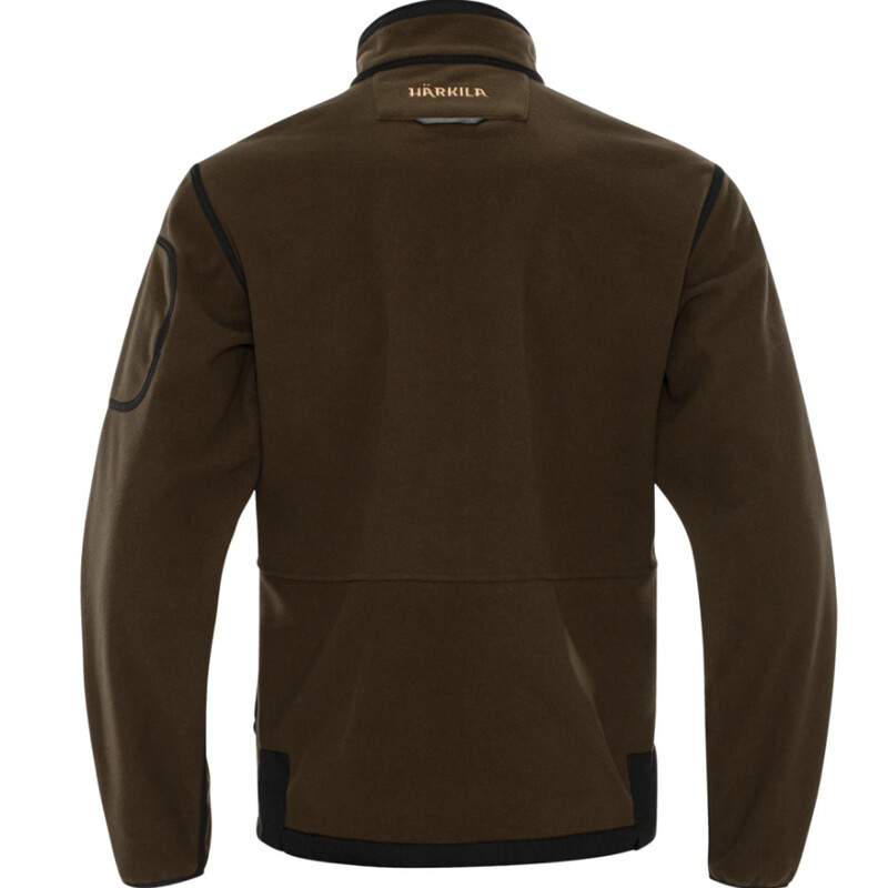 Härkila Kamko fleece jacket, hunting green/orange blaze, size XL
