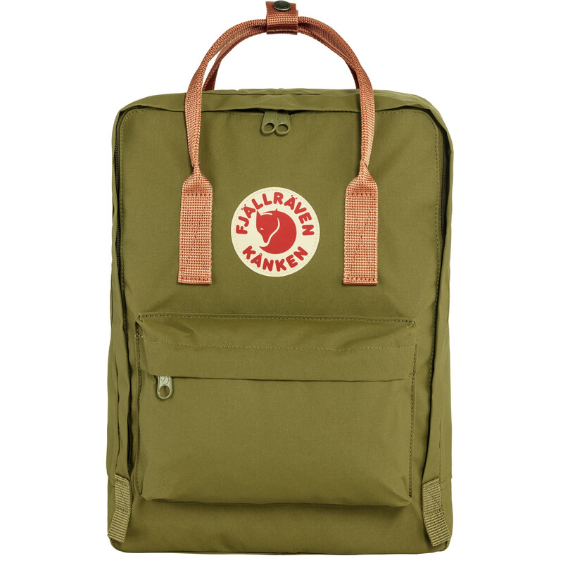 Fjällräven Backpack Kånken 631-241 Foliage Green-Peach Sand