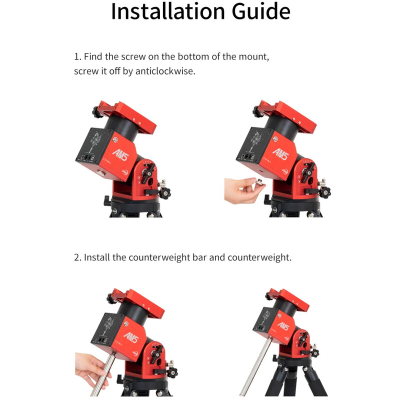 ZWO Counterweight Bar for AM3 / AM5 / AM7