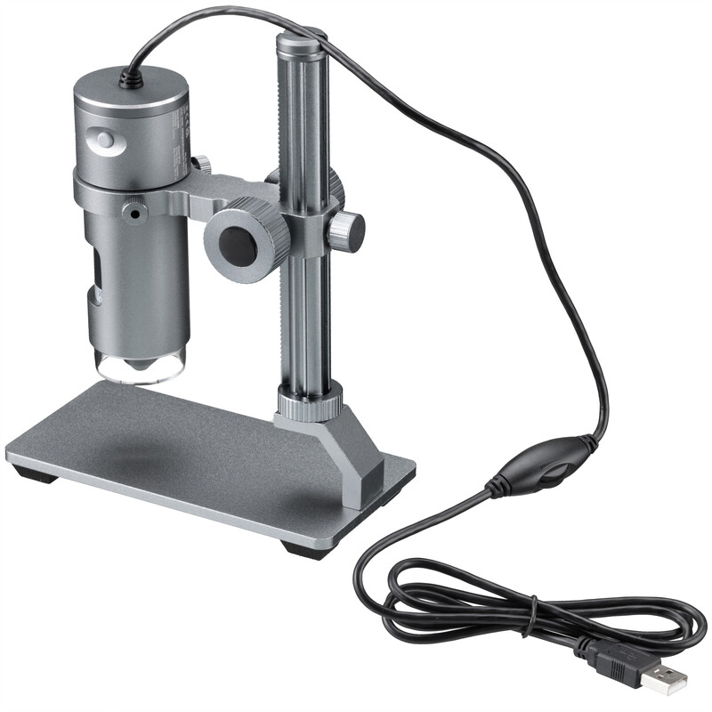 Bresser Microscope USB Digitalmikroskop DST-1028, screen, 10x-280x, AL LED 5.1MP