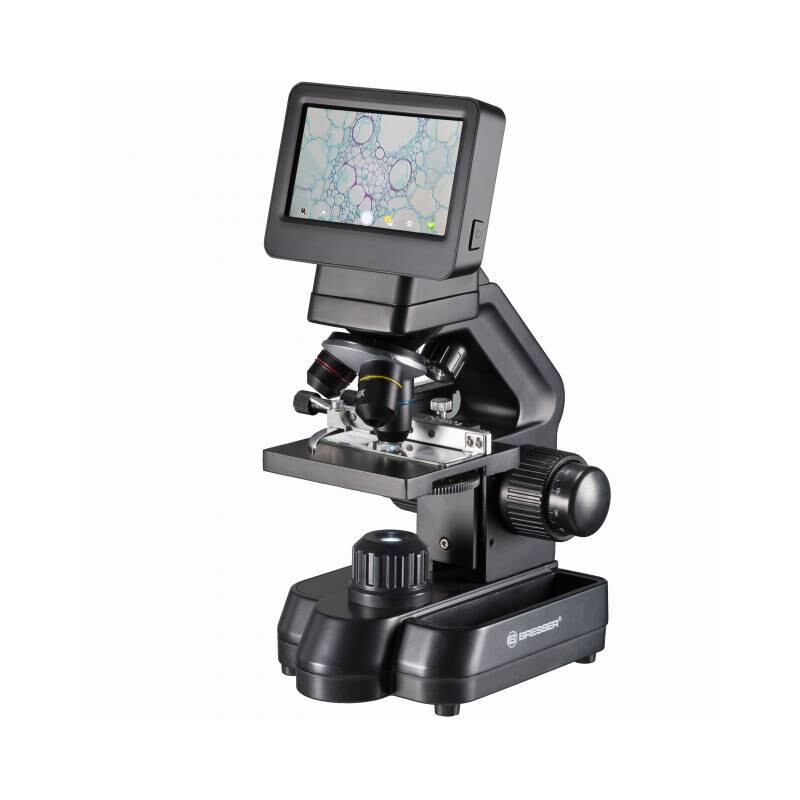 Bresser Biolux Touch, screen, 30x-1125x, AL/DL, LED, 5 MP, HDMI, Microscope for School and Hobby