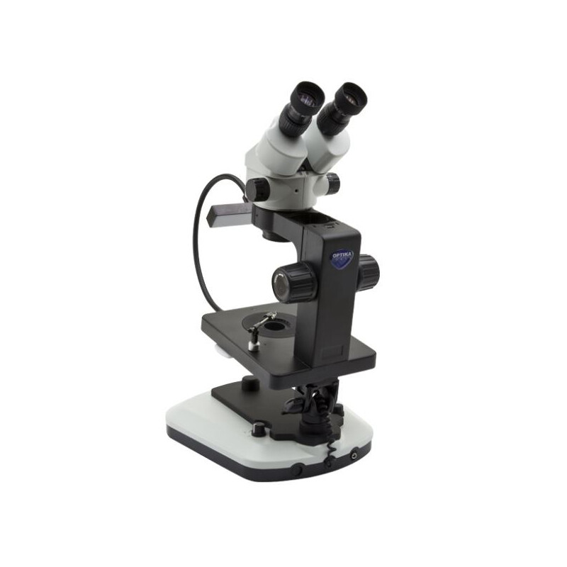 Optika Stereo zoom microscope OPTIGEM-10, bino, BF, DF, Greenough, w.d. 100mm, 10x/21mm, 0.7x-4.5x