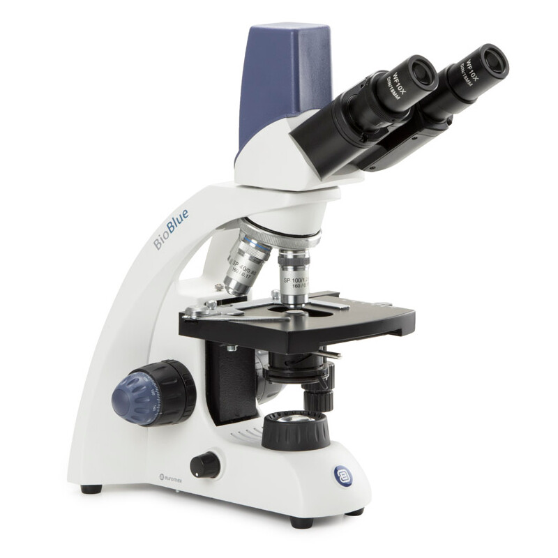 Euromex BioBlue microscope, BB.4267, digital, bino, DIN, 40x-1000x, 10/18, NeoLED, 1W