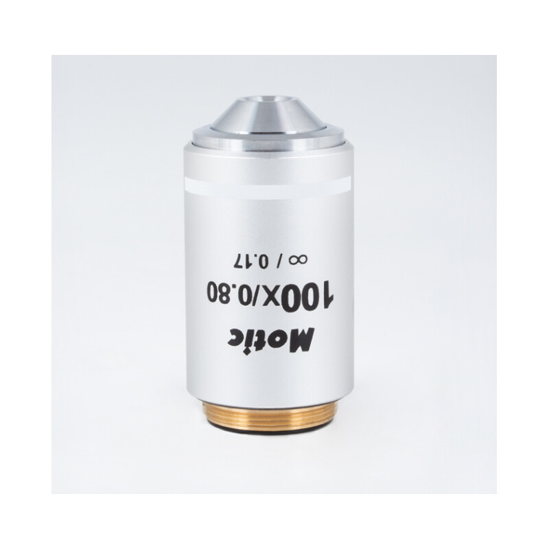 Motic Objective CCIS plan achromat UC PL 100x/0.8, S-Dry (wd=1.7mm)