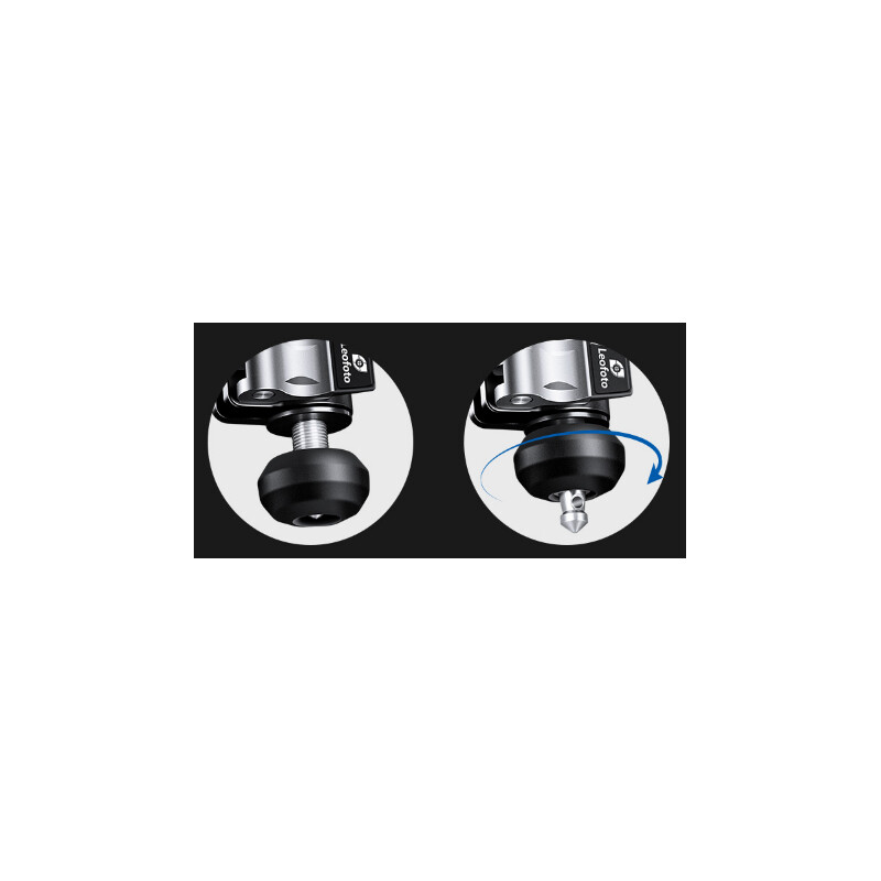Leofoto Carbon tripod LVM-324C Manba with levelling device + BV-15 video tilt head