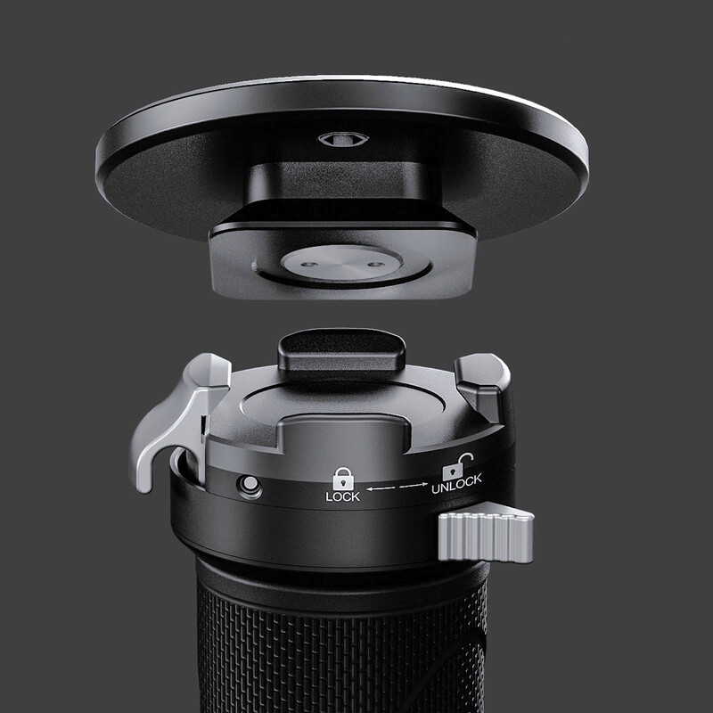 Leofoto Carbon monopod MV-324C+BV-10+VD-03