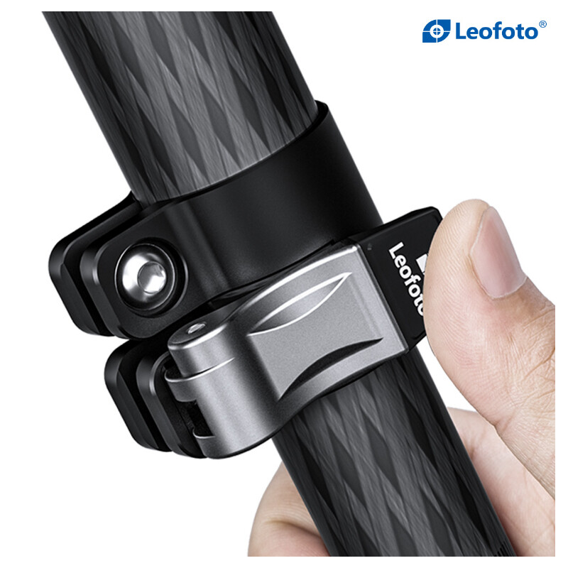 Leofoto Carbon tripod LMR-364C Rapid Summit mit Beinklemmen