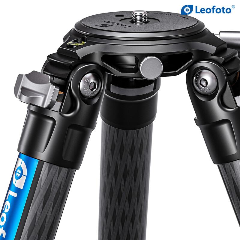 Leofoto Carbon tripod LMR-364C Rapid Summit mit Beinklemmen