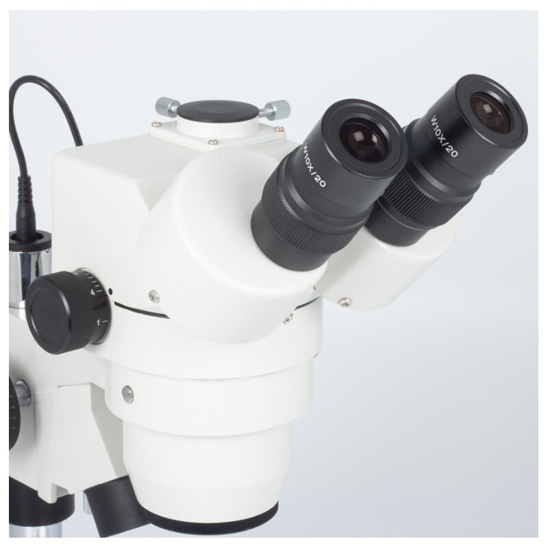 Motic Stereo zoom microscope SMZ143-N2LED, trino, 10x/20, Al/Dl, LED 3W