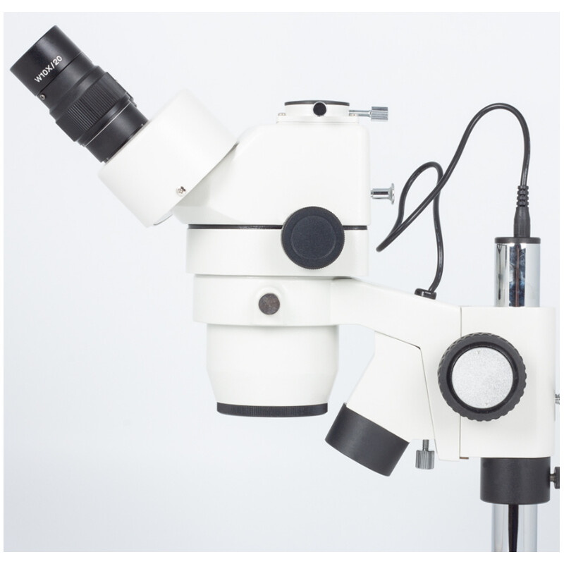 Motic Stereo zoom microscope SMZ143-N2LED, trino, 10x/20, Al/Dl, LED 3W