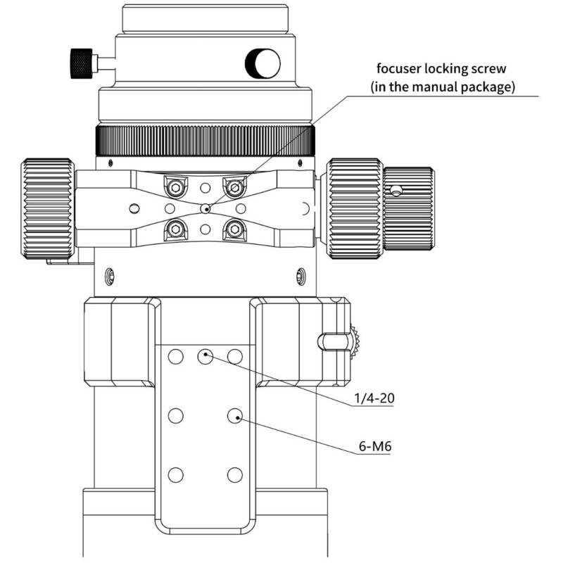 Omegon Apochromatic refractor Pro APO AP 61/360 Triplet ED OTA + Pro Reducer 0.75x