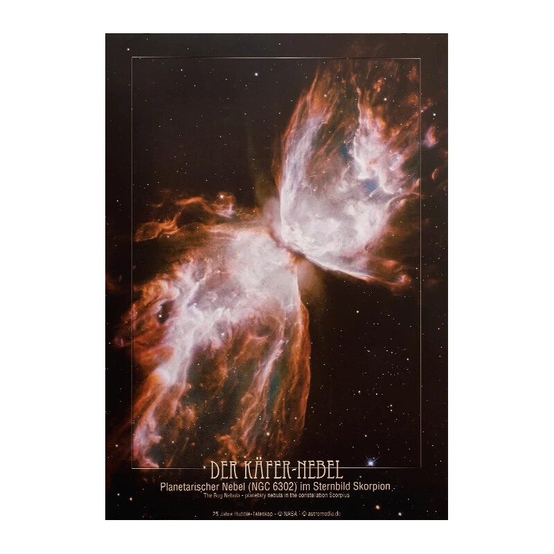 AstroMedia Poster The Beetles Nebula NGC 6302