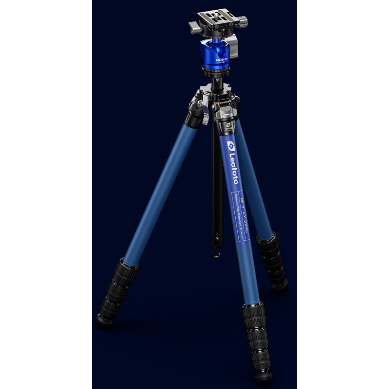 Leofoto carbon tripod LY-224C Mr.Y + ball head LH-25 R Y Blue