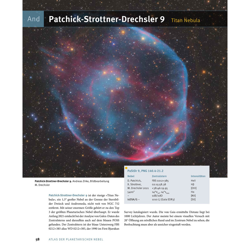 Oculum Verlag Atlas of Planetary Nebulae, Volume 1