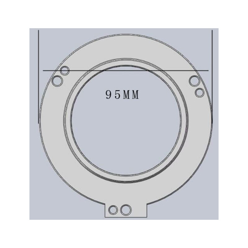 Artesky Skywatcher adaptors for 2" UltraLight V3 OAZ