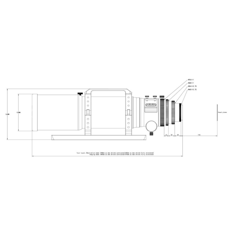 Askar AP 80/600 Apochromatic refractor 80PHQ
