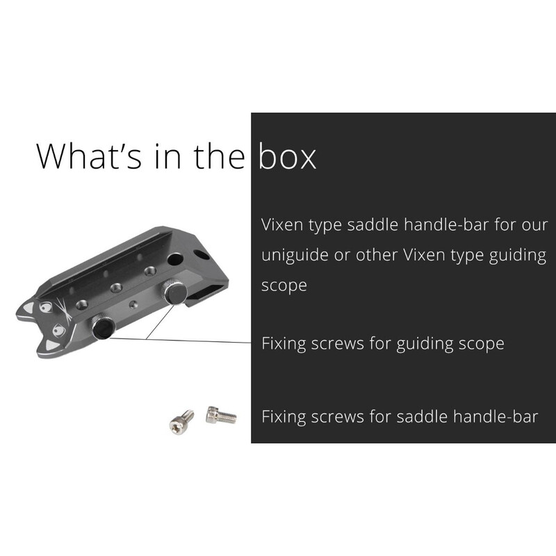 William Optics Vixen-Style Black&White Cat Finder Base