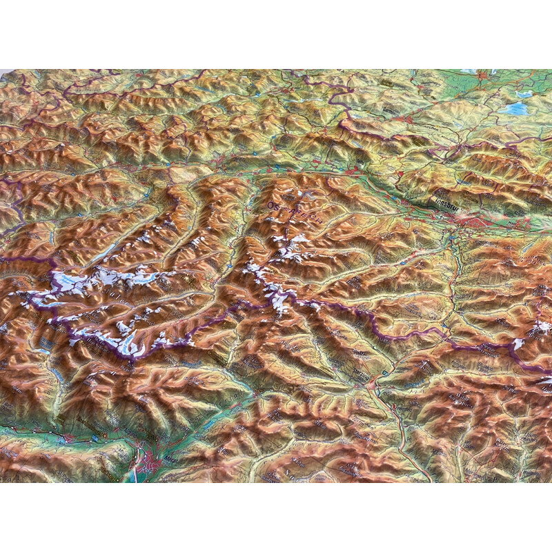Georelief Tirol (77 x 57 cm) 3D relief map