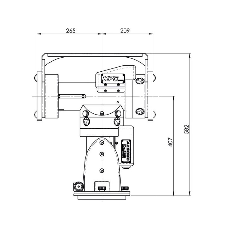 10Micron Mount AZ 2000 HPS Combi DT