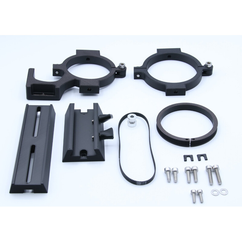Astroprints EAF motor mounting kit with clamp, dovetail bar and finder base for Samyang 135 mm lens