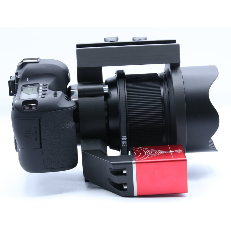 Astroprints EAF motor mounting kit with clamp, dovetail bar and finder base for Sigma Art 85mm lens