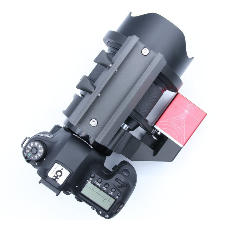 Astroprints EAF motor mounting kit with clamp, dovetail bar and finder base for Sigma Art 85mm lens