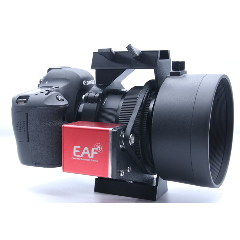 Astroprints EAF motor mounting kit with clamp, dovetail bar and finder base for Sigma Art 105mm lens