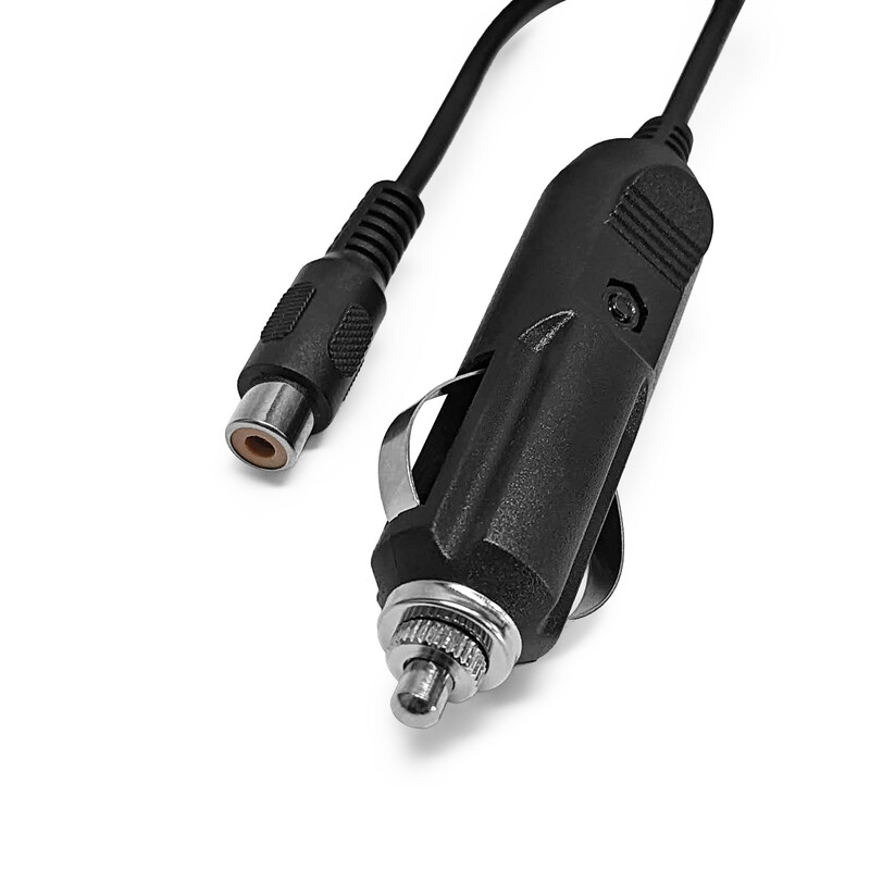 Omegon Power cables Cigarette lighter plug to RCA for heater strap