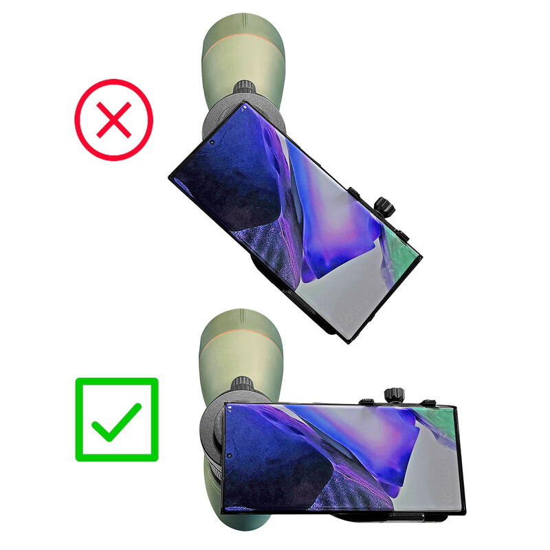 Kowa Smartphone adapter TSN Twist-Up locking rings