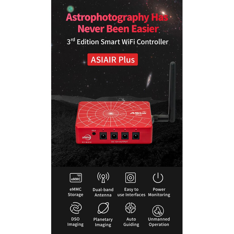 ZWO ASIAIR PLUS (32GB) Astrophotography-Computer