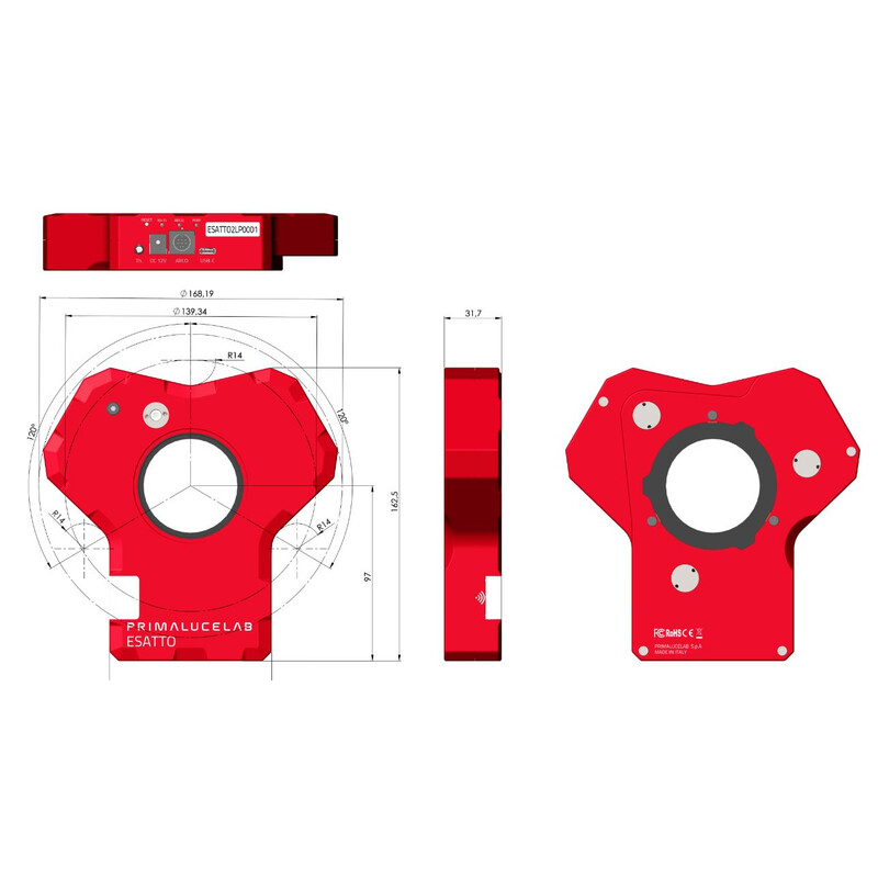 PrimaLuceLab ESATTO 2" Low Profile Focuser