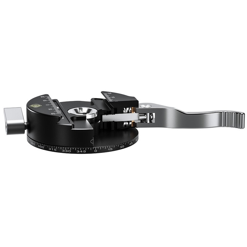 Leofoto Tripod ball-head LH-55PCL with panorama plate and quick-release coupling