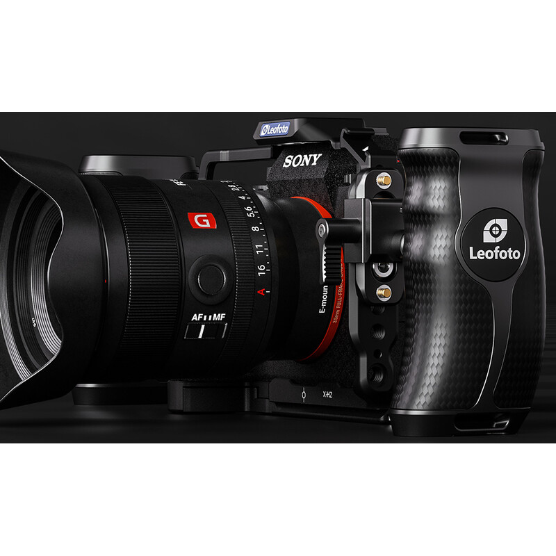 Leofoto Camera Cage Handle CH-5L left