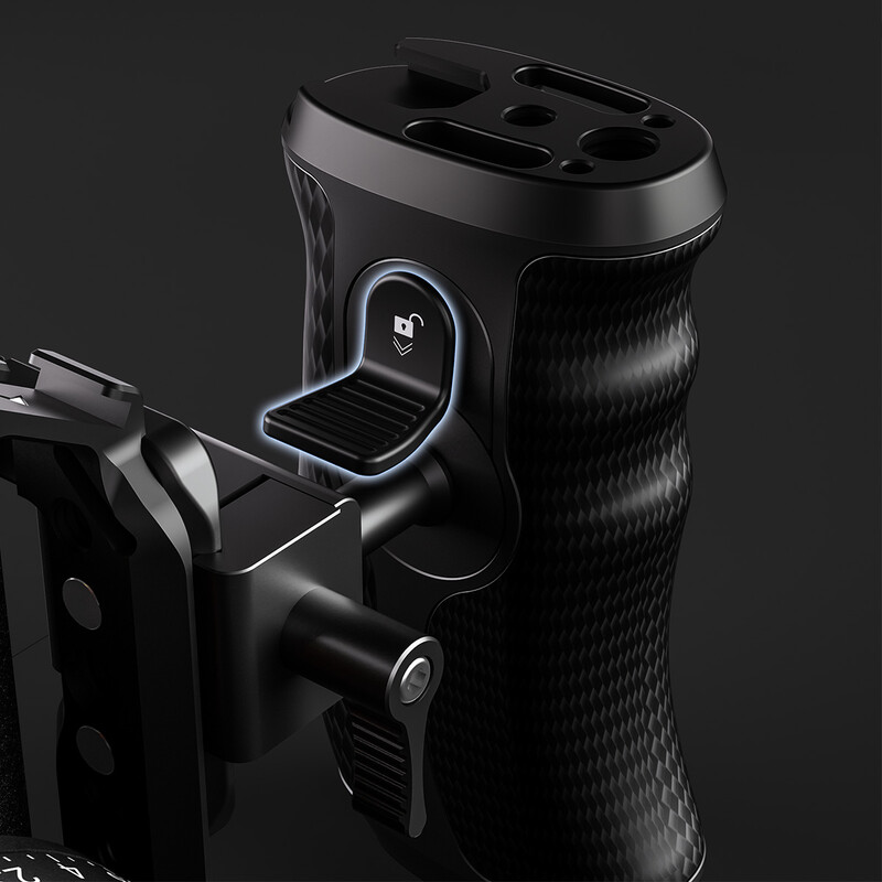 Leofoto Camera Cage Handle CH-5L left