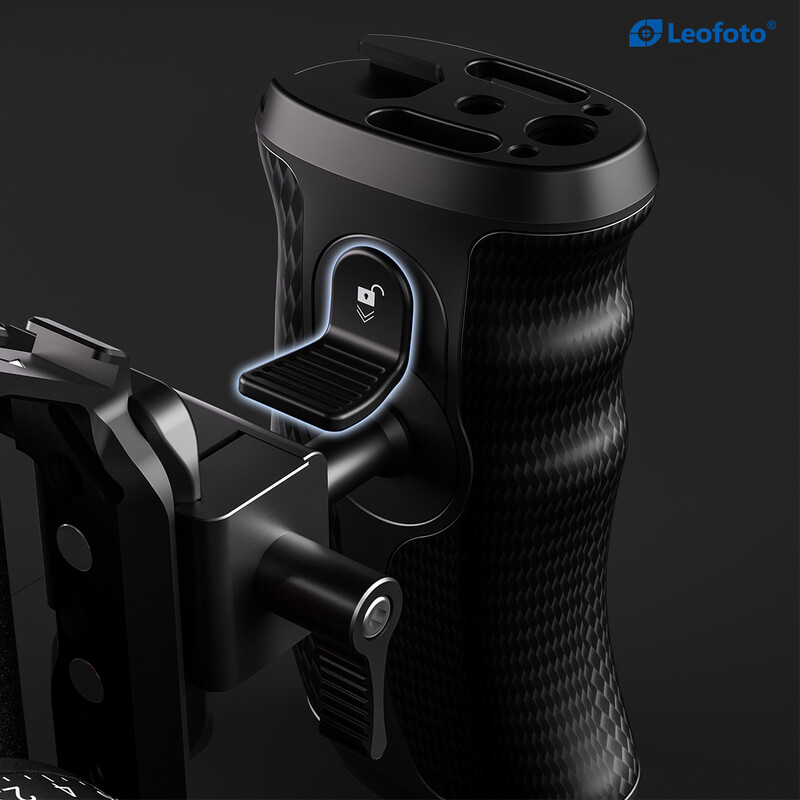 Leofoto Camera Cage Handle CH-5L left