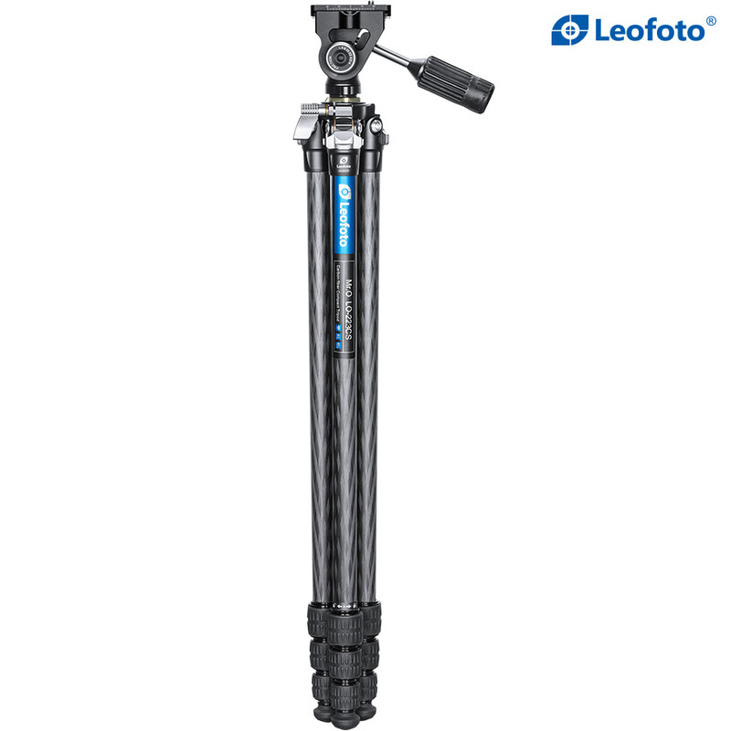 Leofoto Carbon tripod LO-223CS Mr. O + 2-way-panhead SW-02