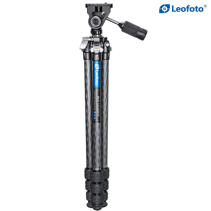 Leofoto Carbon tripod LO-224CS Mr. O + 2-way-panheads SW-02