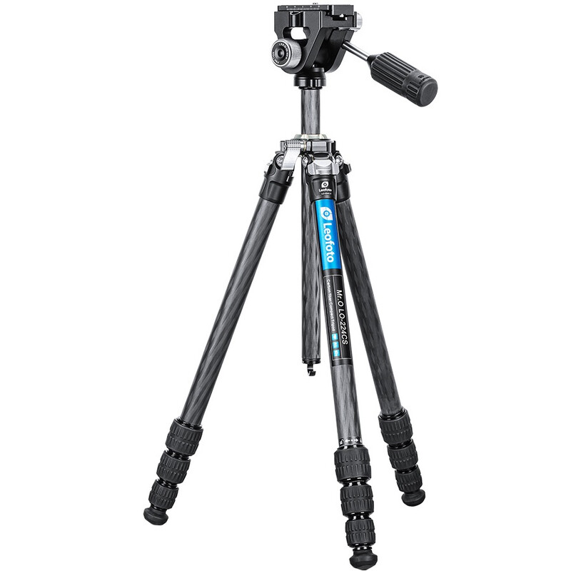 Leofoto Carbon tripod LO-224CS Mr. O + 2-way-panheads SW-02
