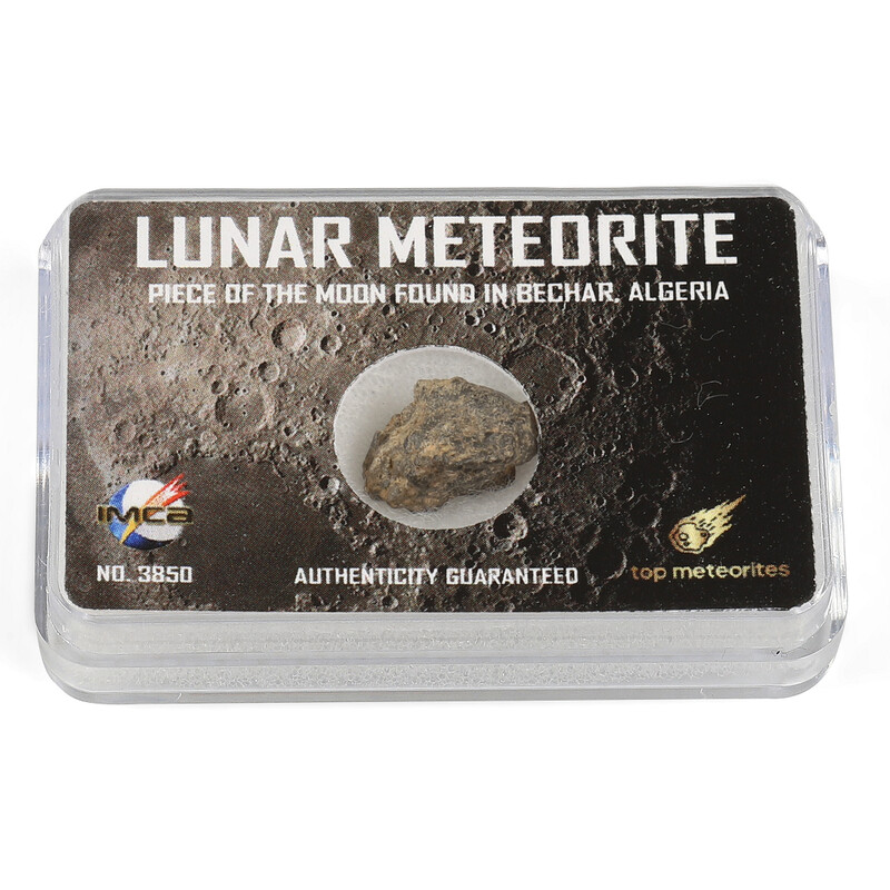 Top Meteorites Genuine Moon Meteorite Bechar Algeria 1-1.25g