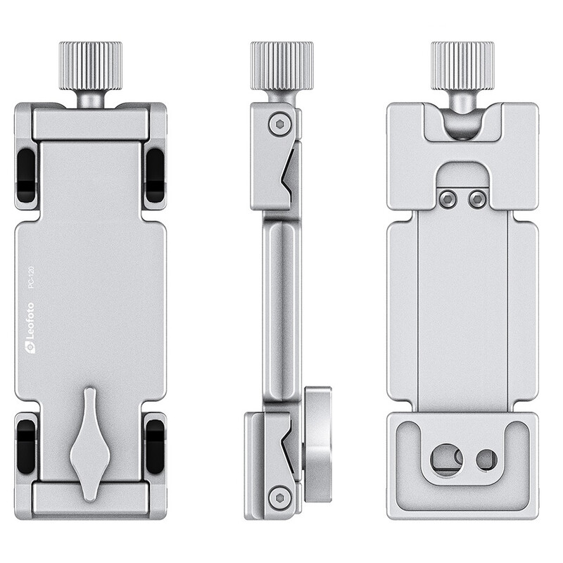 Leofoto Mounting Smartphone & tablet holder PC-120 silver