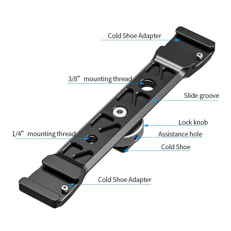 Leofoto Articulated arm AM-8-3 double flash rail