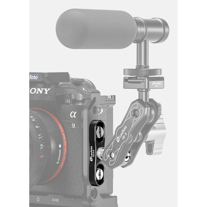 Leofoto Articulated arm AM-8-8 Joint with Adaptors for Camera Cages