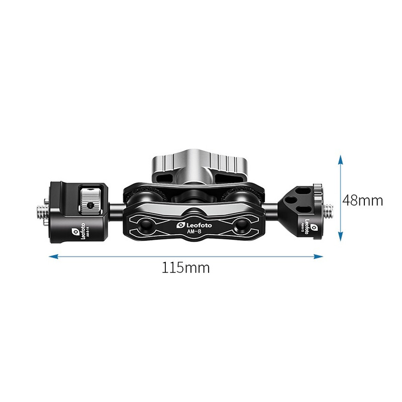 Leofoto AM-8 Kit consisting of AM-8 Base unit, AM-8-13 and AM-8-14 joints