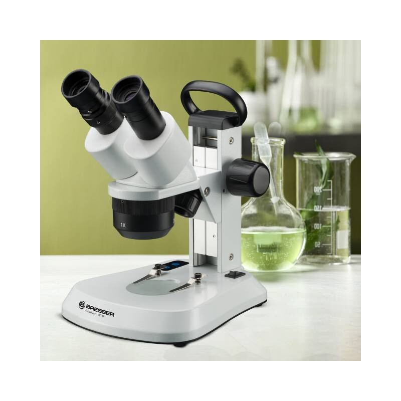 Bresser Stereo microscope Analyth STR 10x-40x bino; Greenough; 50mm; 10x/20; 10-40x; LED, camera, 2MP