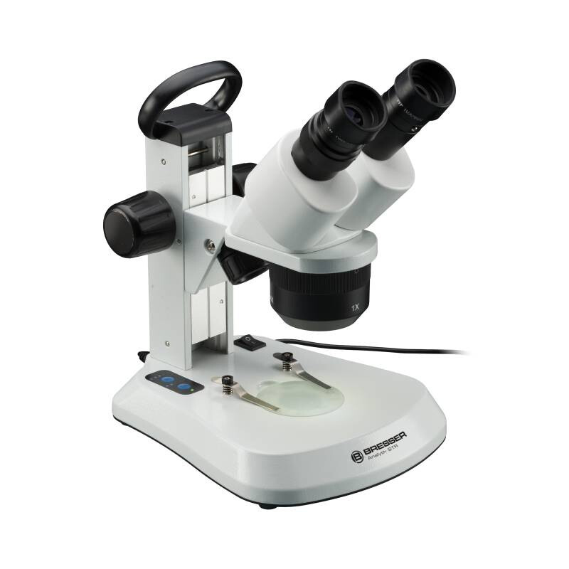 Bresser Stereo microscope Analyth STR 10x-40x bino; Greenough; 50mm; 10x/20; 10-40x; LED, camera, 2MP