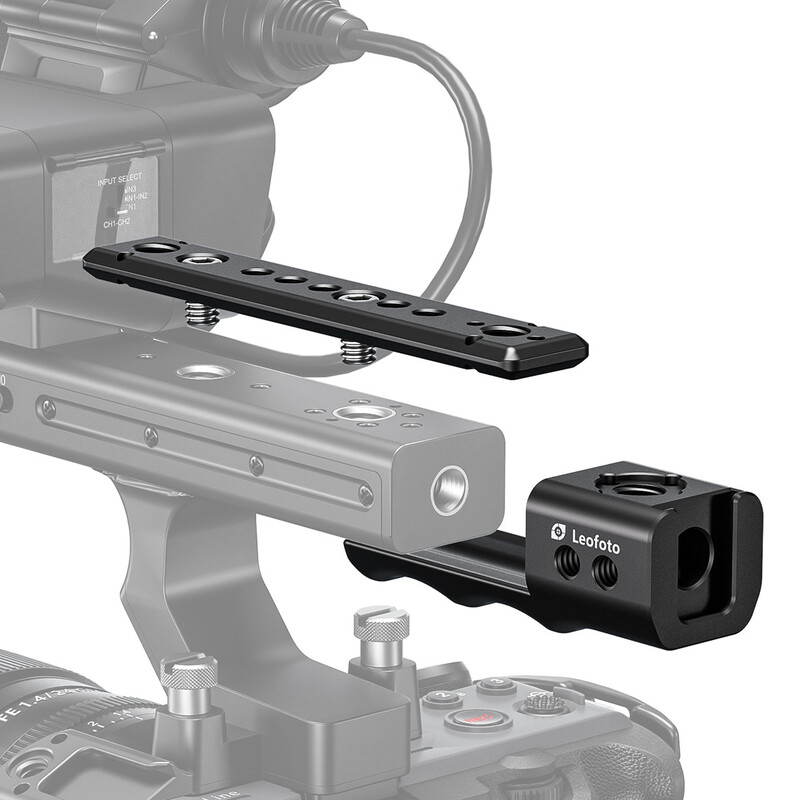 Leofoto Camera Cage FX3-XLR extension for Sony microphone holder and control unit