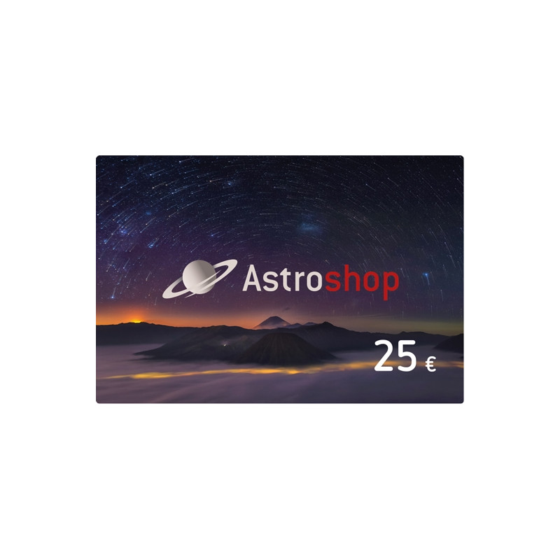 Astroshop voucher at a Value of 25 €