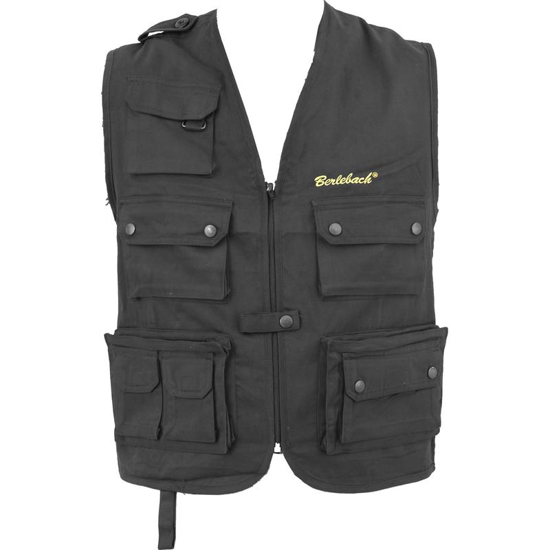 Berlebach Photo waistcoat, black, Grïoesse XL