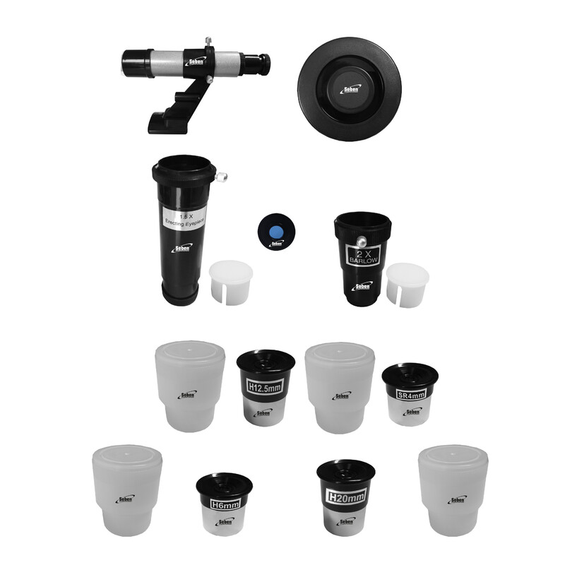Seben 700-76 Reflektor Teleskop Big Pack + Smartphone Adapter DKA5 (Neuwertig)